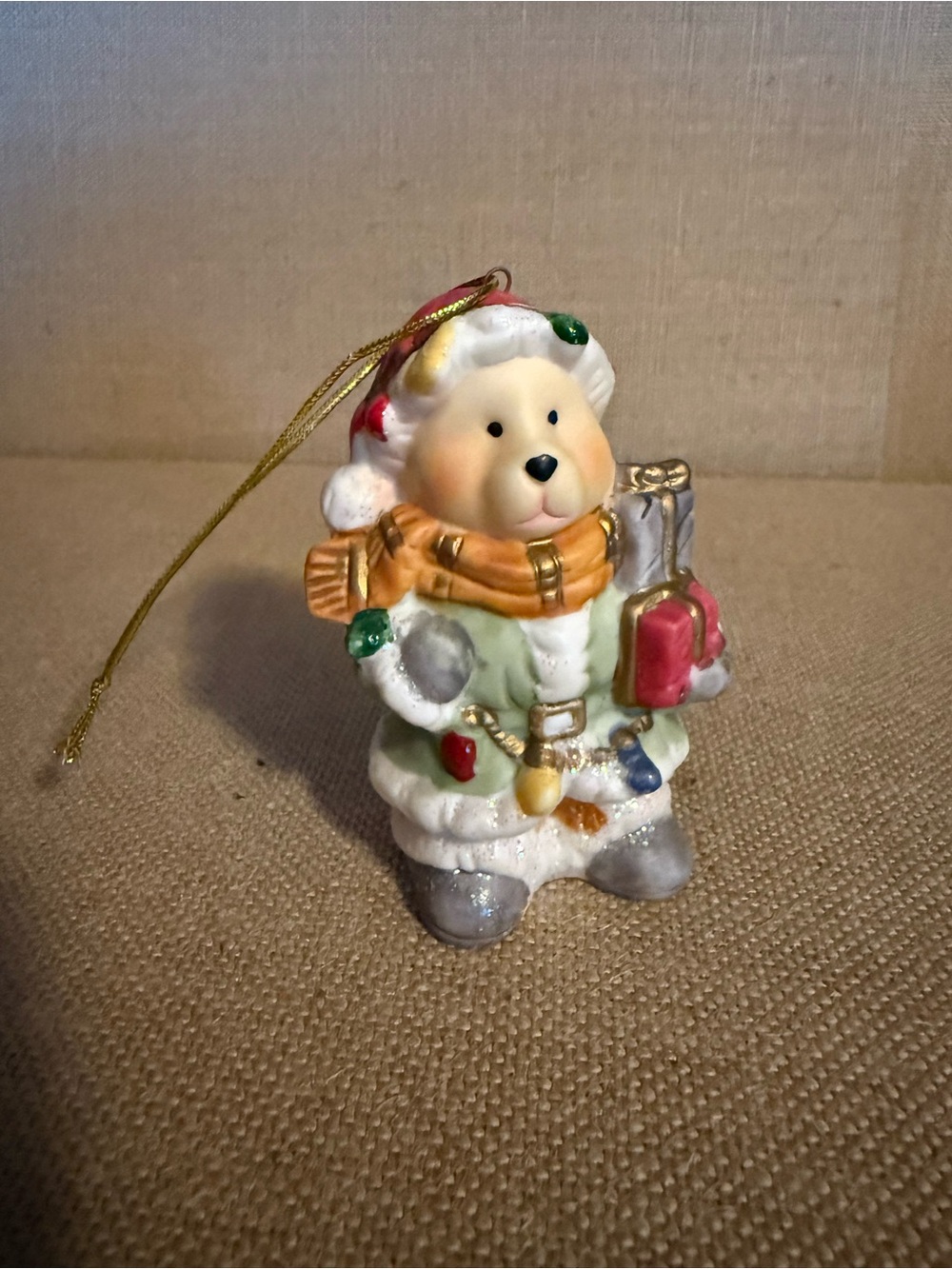 Ceramic Bear Ornament